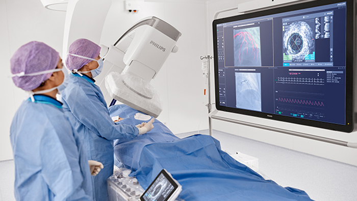 (si apre nella stessa finestra) Coronary artery disease treatment in Azurion Lab