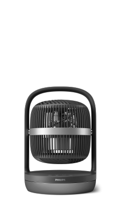 (si apre nella stessa finestra) Basso ventilatore da tavolo Philips nero serie 3000 con oscillazione automatica.