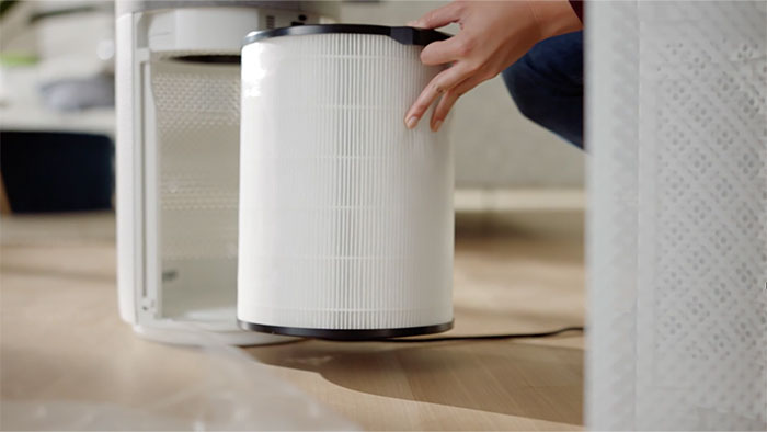 Filtri del purificatore cilindrico 3 in 1