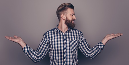 Barba da hipster 